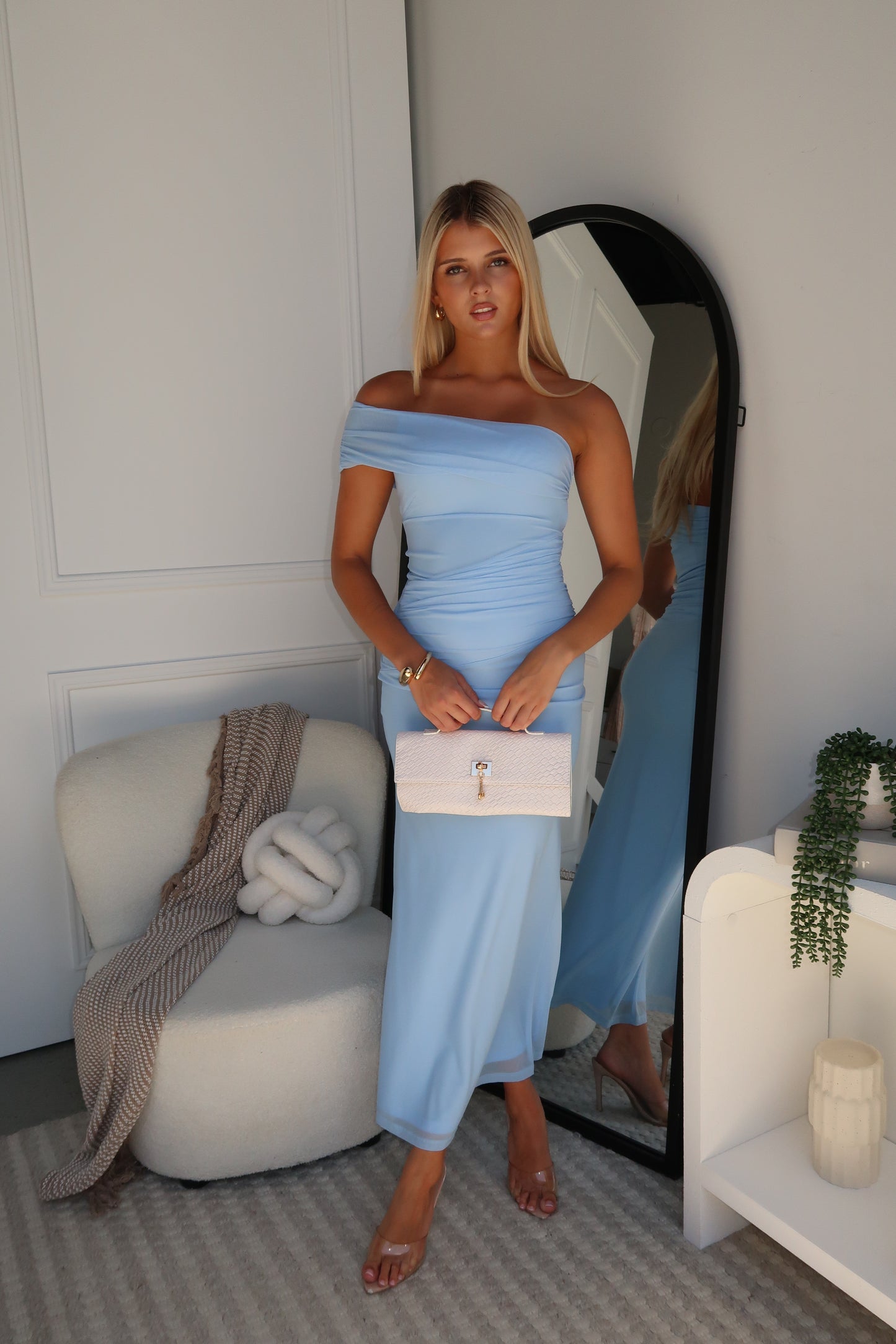 ROSALINE MAXI DRESS - BLUE
