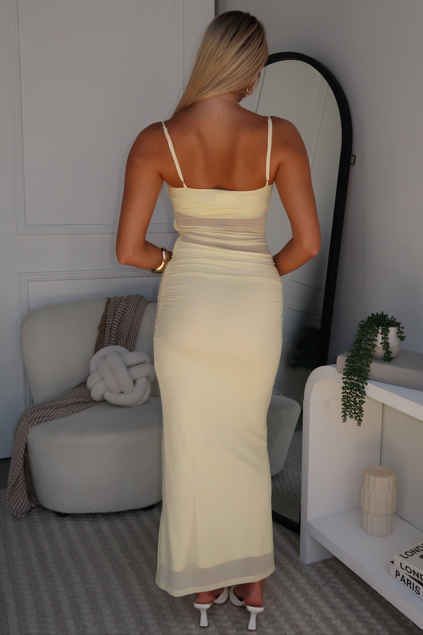 ZARA MAXI DRESS - LEMON