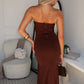 TATUM MAXI DRESS - CHOCOLATE