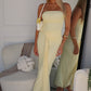 LOUISE MAXI DRESS - LEMON