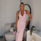 ROMANA MAXI DRESS - BABY PINK