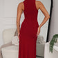 NATALIA MAXI DRESS - WINE