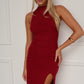 NATALIA MAXI DRESS - WINE
