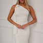 KIKI ONE SHOULDER MAXI - WHITE
