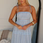 DELILAH MAXI DRESS - BABY BLUE