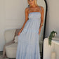 DELILAH MAXI DRESS - BABY BLUE