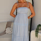 DELILAH MAXI DRESS - BABY BLUE