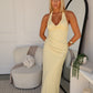LEAH HALTER MAXI - LEMON