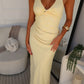 LEAH HALTER MAXI - LEMON