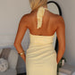LEAH HALTER MAXI - LEMON