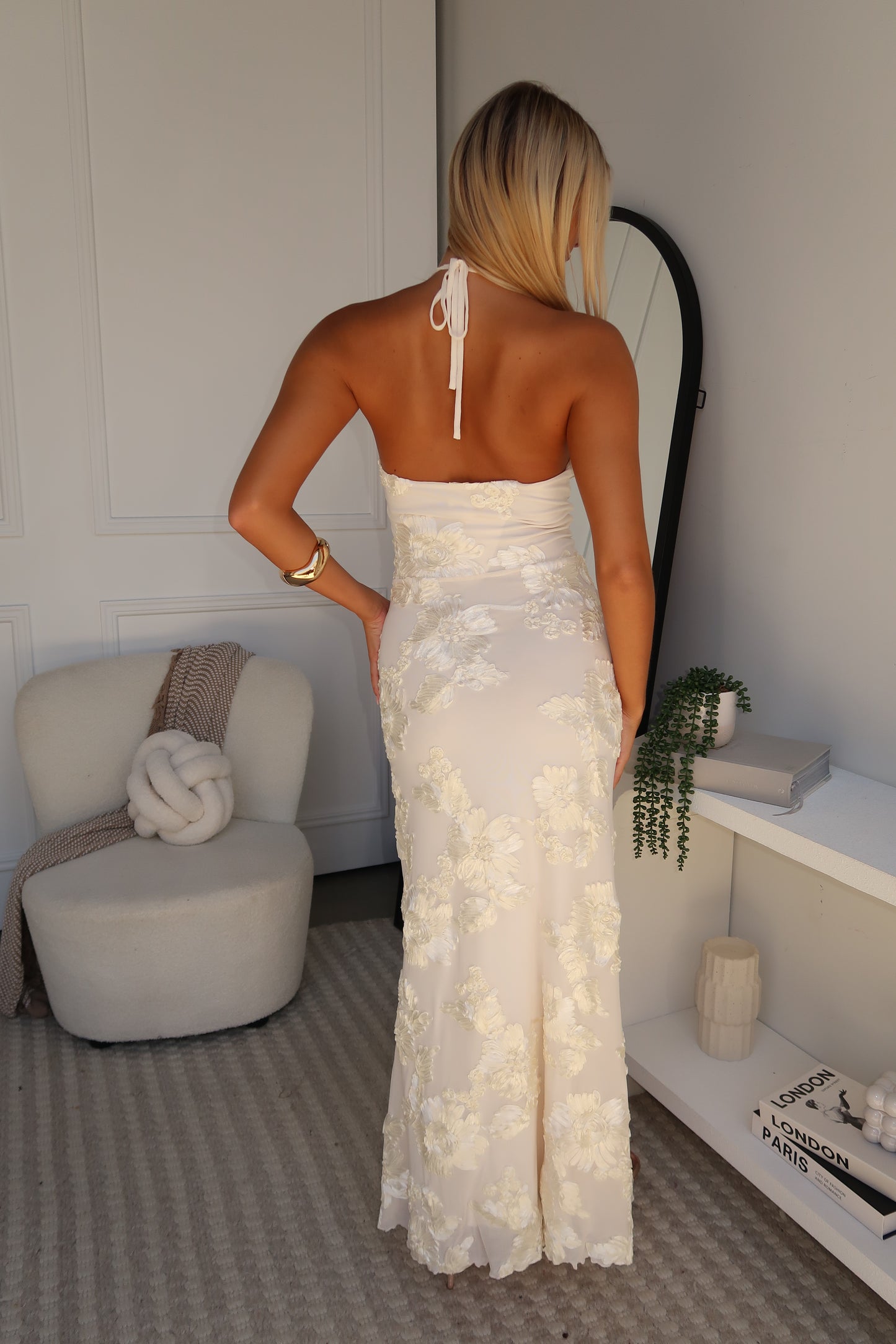 LORITA MAXI DRESS - CREAM