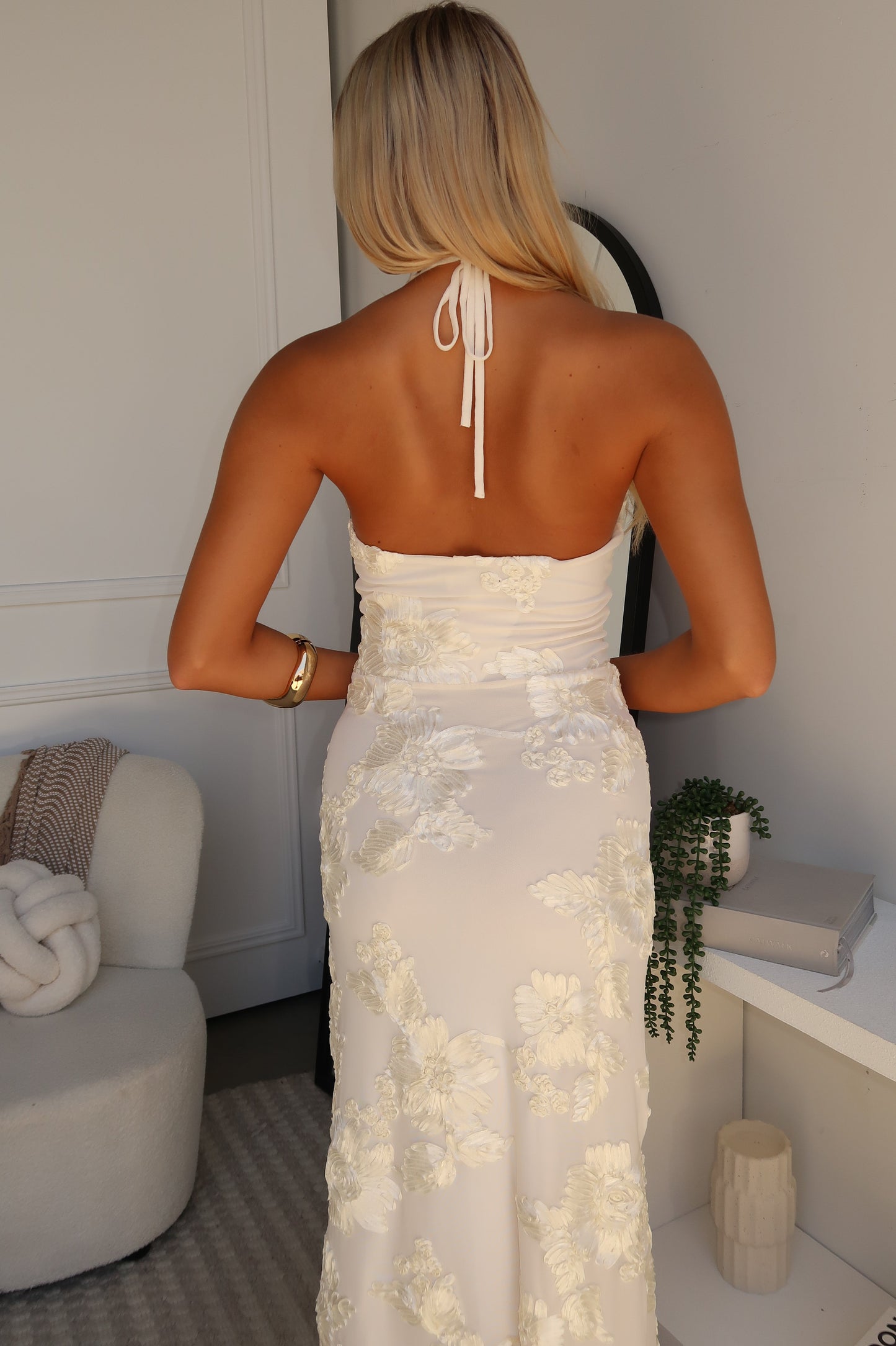 LORITA MAXI DRESS - CREAM