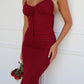 JERICO MAXI DRESS - WINE