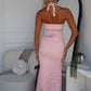 DEMPE MAXI DRESS - BABY PINK