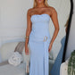 TATUM MAXI DRESS - BABY BLUE