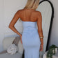 TATUM MAXI DRESS - BABY BLUE
