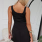 ETTI MINI DRESS - BLACK