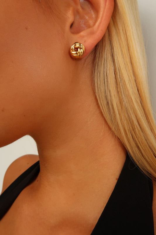 KIVARI KNOT EARRINGS - GOLD