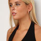 KIMMY PEARL HOOPS - GOLD