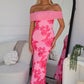DIANA MAXI DRESS - FLORAL PINK