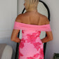DIANA MAXI DRESS - FLORAL PINK