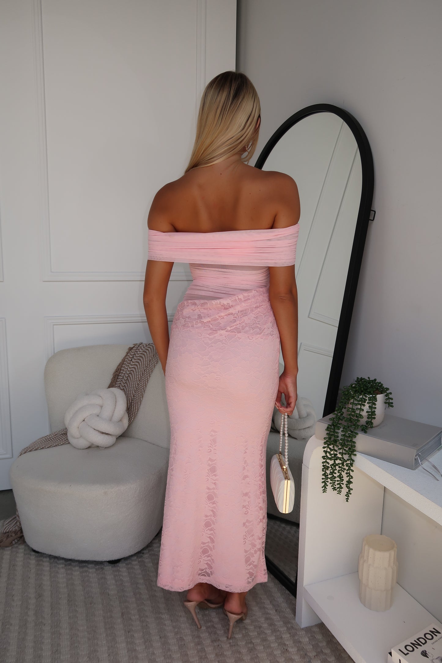 SIERRA MAXI DRESS - BABY PINK