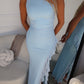 LORRAINE MAXI DRESS - BABY BLUE