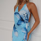 TAMZYN MINI DRESS - BLUE