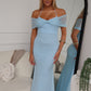 KIRANI MAXI DRESS - BABY BLUE