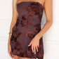 CALISTA MINI DRESS - CHOCOLATE