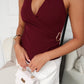 KHELANI HALTER TOP - WINE