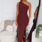 LORRAINE MAXI DRESS - CHOCOLATE