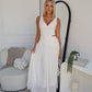 PENELOPE MAXI DRESS - WHITE