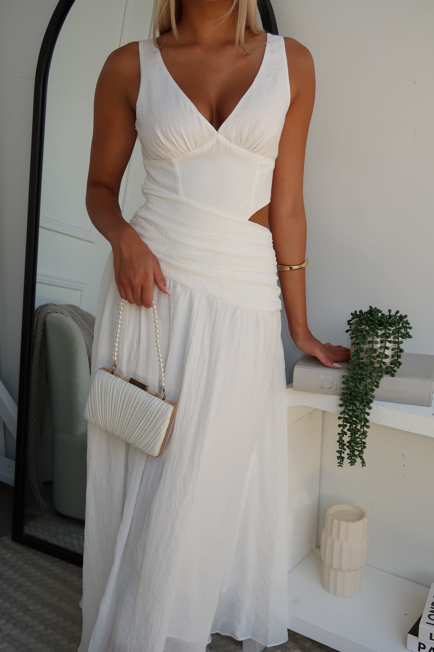 PENELOPE MAXI DRESS - WHITE