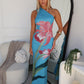 MARLA MAXI DRESS - BLUE FLORAL