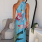 MARLA MAXI DRESS - BLUE FLORAL