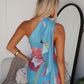 MARLA MAXI DRESS - BLUE FLORAL