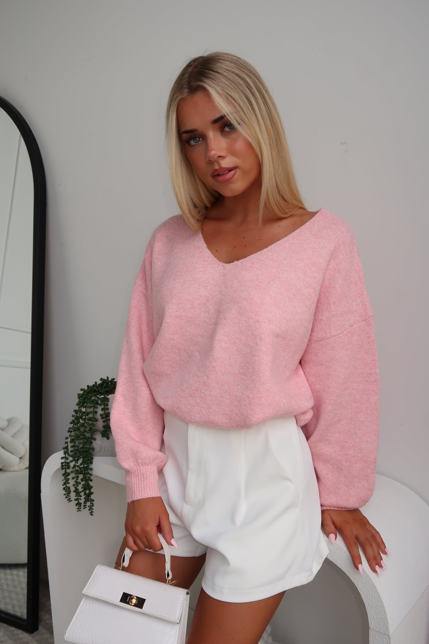 CELESTI KNIT JUMPER - PINK