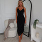 NADIA MIDI DRESS - BLACK