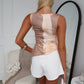 LUCIA TOP - BEIGE FLORAL