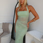 DEMPE MAXI DRESS - SAGE