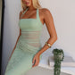 DEMPE MAXI DRESS - SAGE
