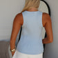 KELSIA KNIT TOP - BLUE