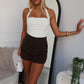 NINA SHORTS - CHOCOLATE
