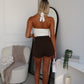 NINA SHORTS - CHOCOLATE