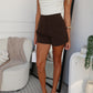 NINA SHORTS - CHOCOLATE