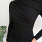 ALEXA MIDI DRESS - BLACK