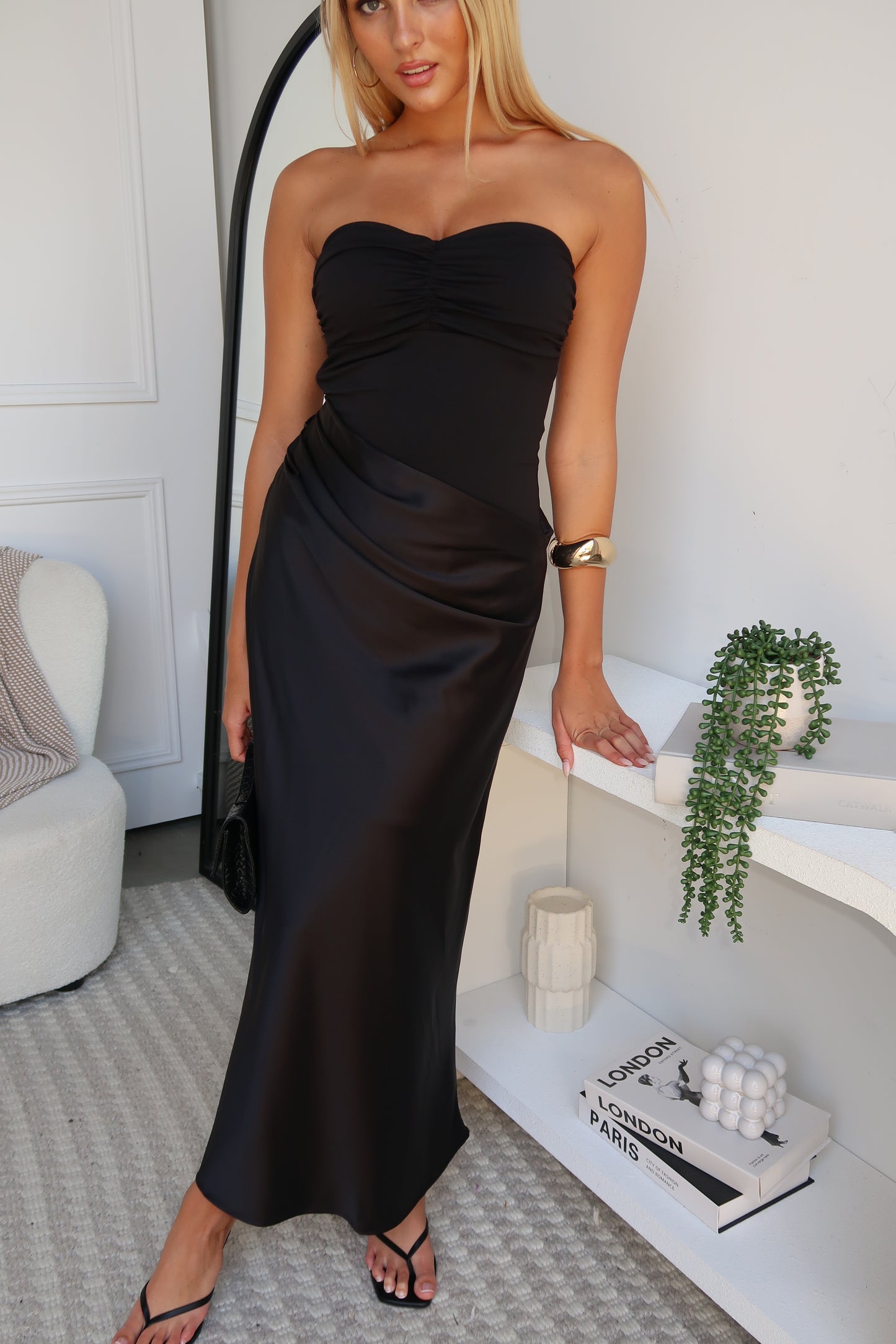 INDIA MAXI DRESS - BLACK