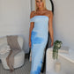 ROSALINE MAXI DRESS - BLUE FLORAL