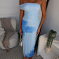 ROSALINE MAXI DRESS - BLUE FLORAL